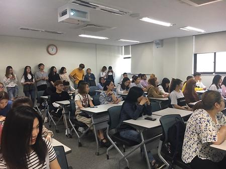 외국인 유학생 대상 뷰티보건학과 설명회